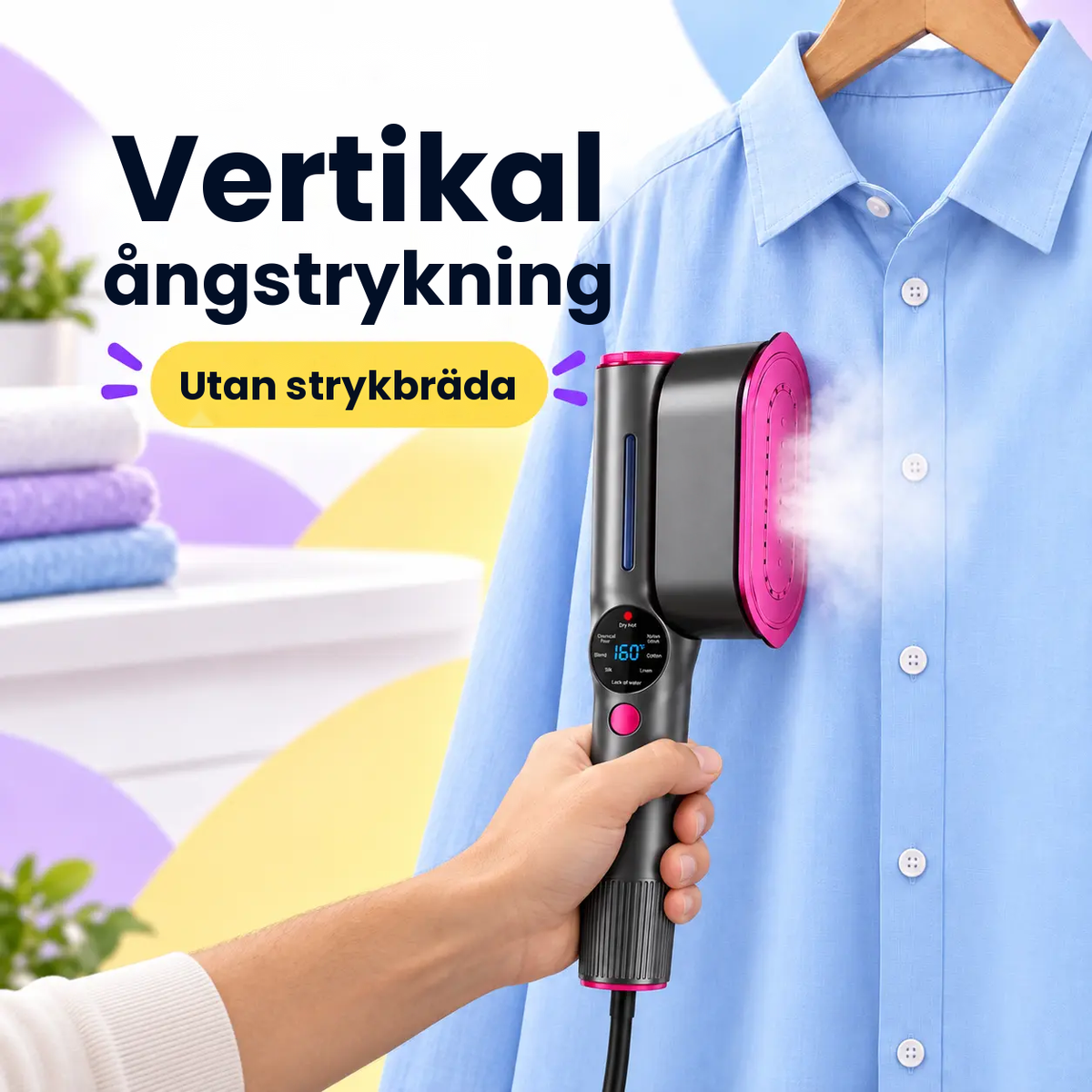 SteamPress™  – Nästa generations strykjärn