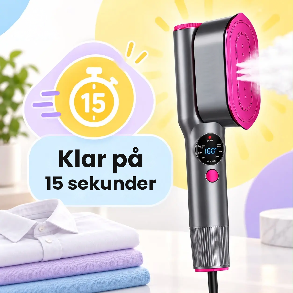 SteamPress™  – Nästa generations strykjärn